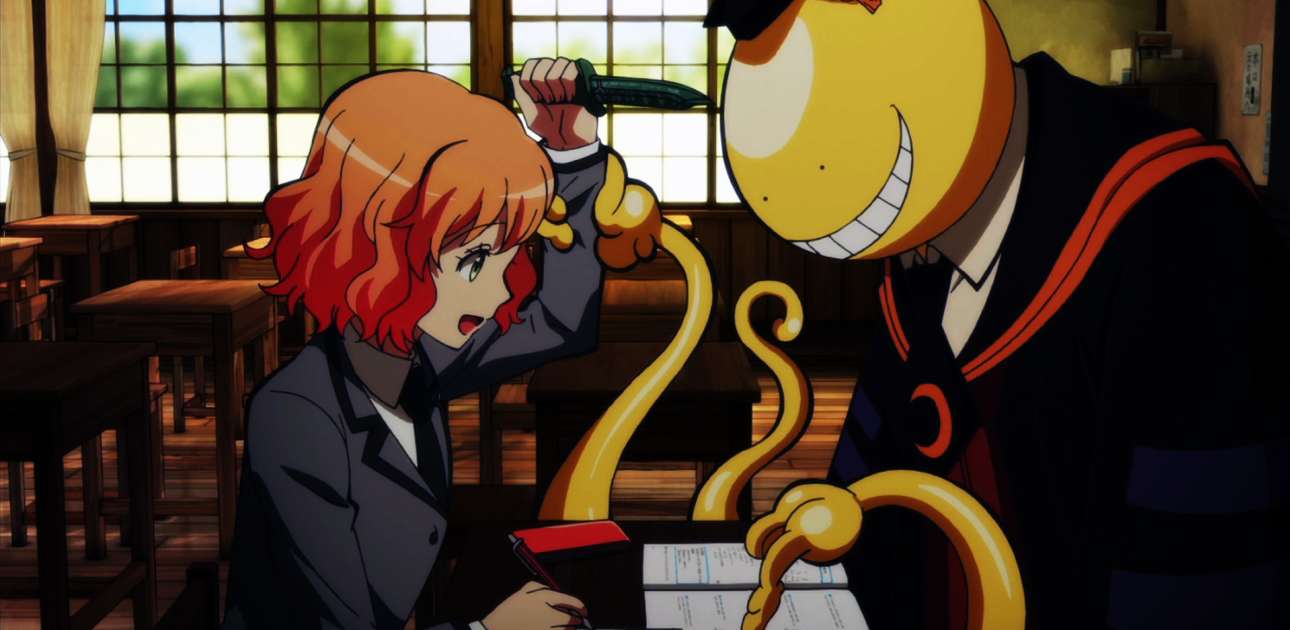 Watch Assassination Classroom Season 1 Episode 1 Sub Dub Anime Uncut Funimation He has already destroyed the moon, and has promised to destroy the earth if he can not be killed within a year. watch assassination classroom season 1