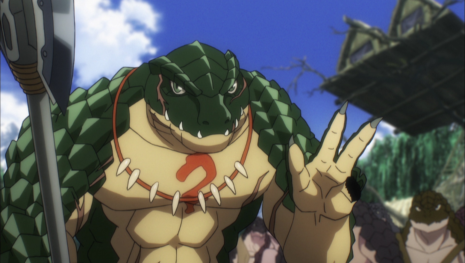 overlord ii anime lizard