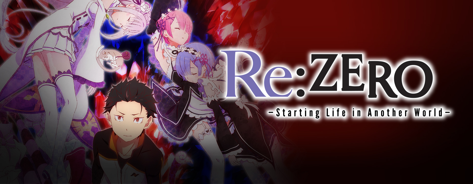 Watch Re Zero Starting Life In Another World Sub Dub Drama Fantasy Psychological Anime Funimation