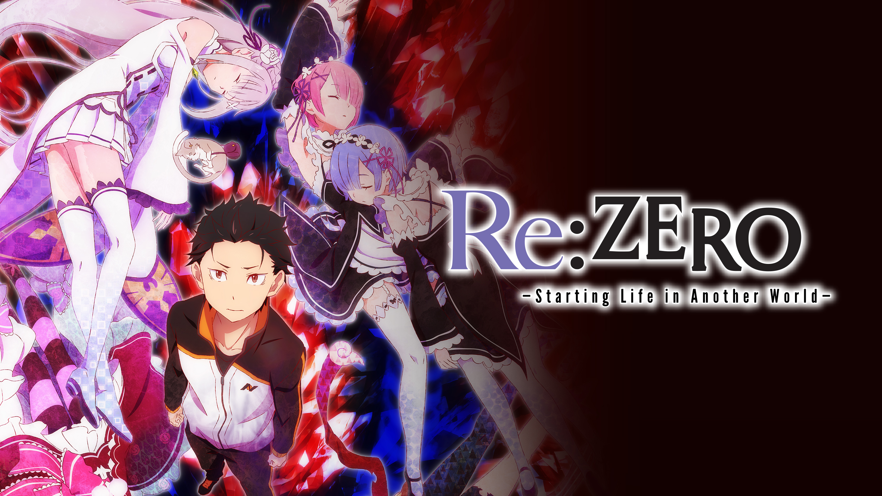 Watch Re Zero Starting Life In Another World Sub Dub Drama Fantasy Psychological Anime Funimation