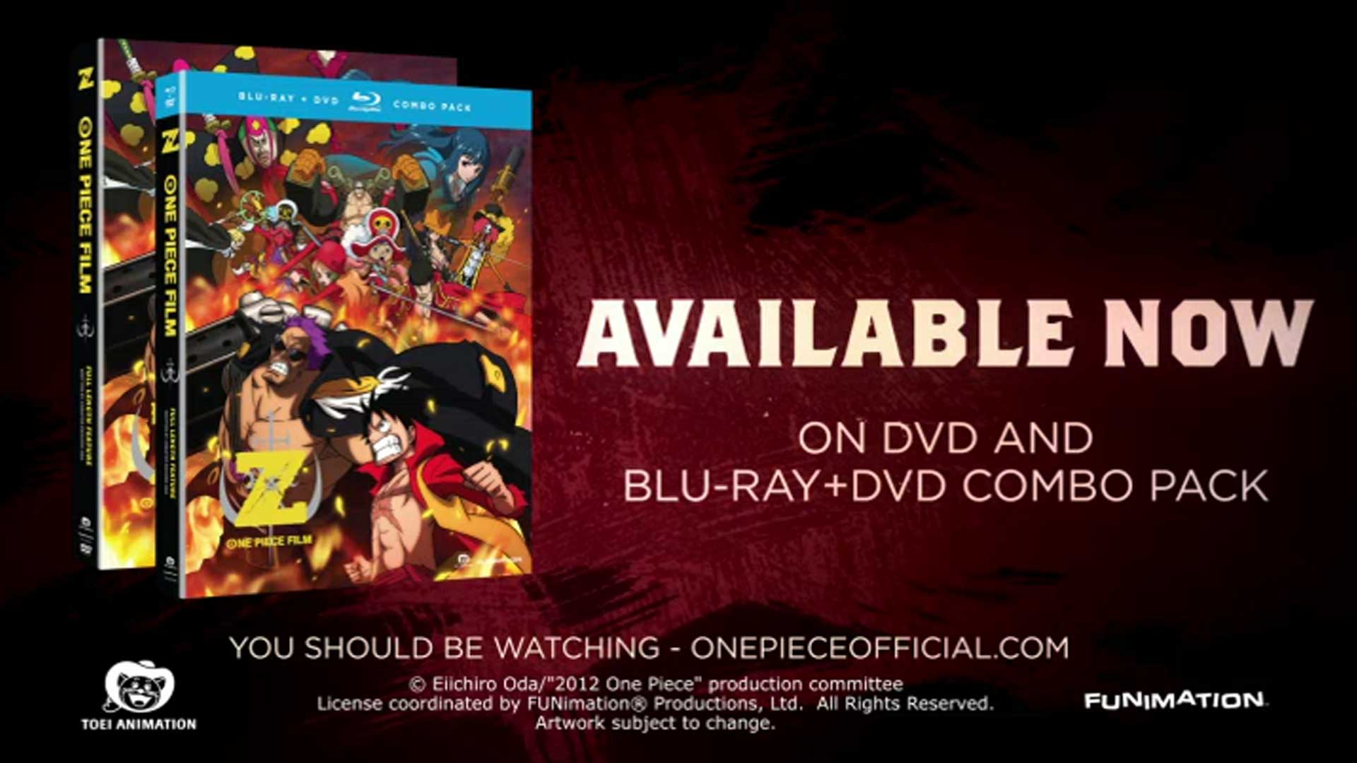 ONE PIECE FILM Z Blu-Ray