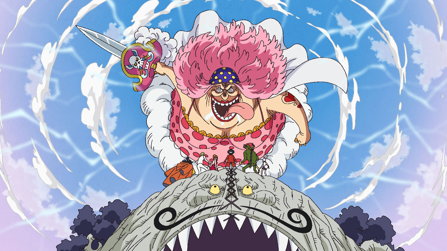 The Spear Of Elbaph Onslaught The Flying Big Mom Watch On Funimation