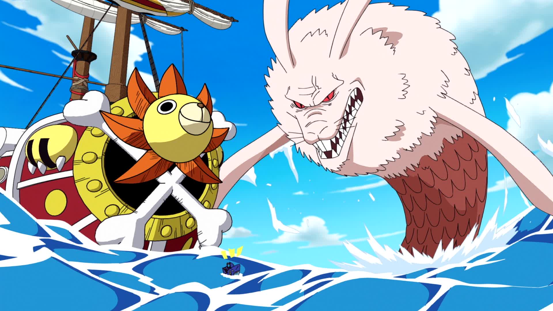 One Piece · Season 11 Episode 385 · Arriving at Halfway Through the Grand  Line! The Red Line - Plex