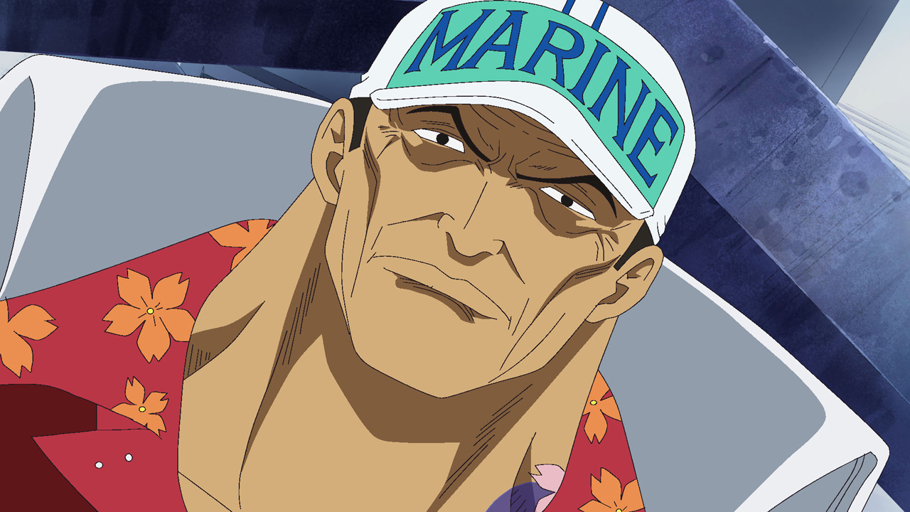 An All Consuming Inferno Admiral Akainu S Power Watch On Funimation