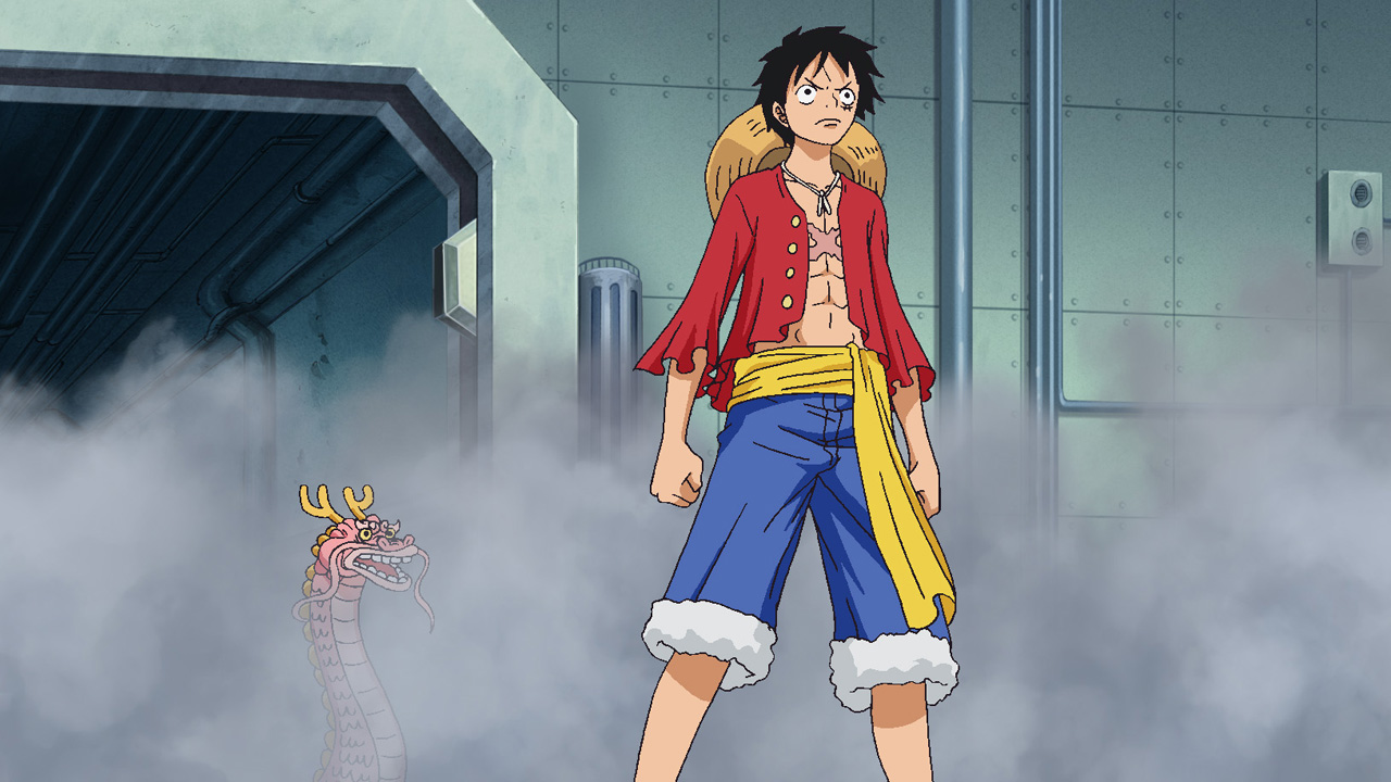 Brownbeard In Grief Luffy Lands A Furious Blow Watch On Funimation