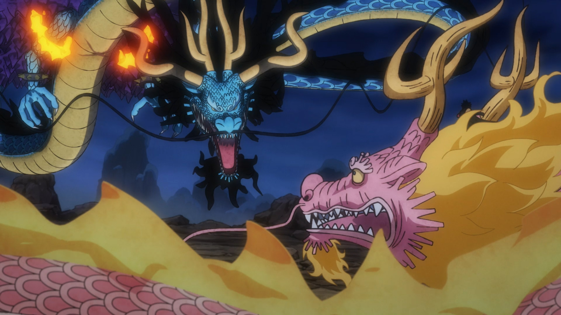 One Piece: WANO KUNI (892-Current) Two Dragons Face Off! Momonosuke's  Determination! - Watch on Crunchyroll