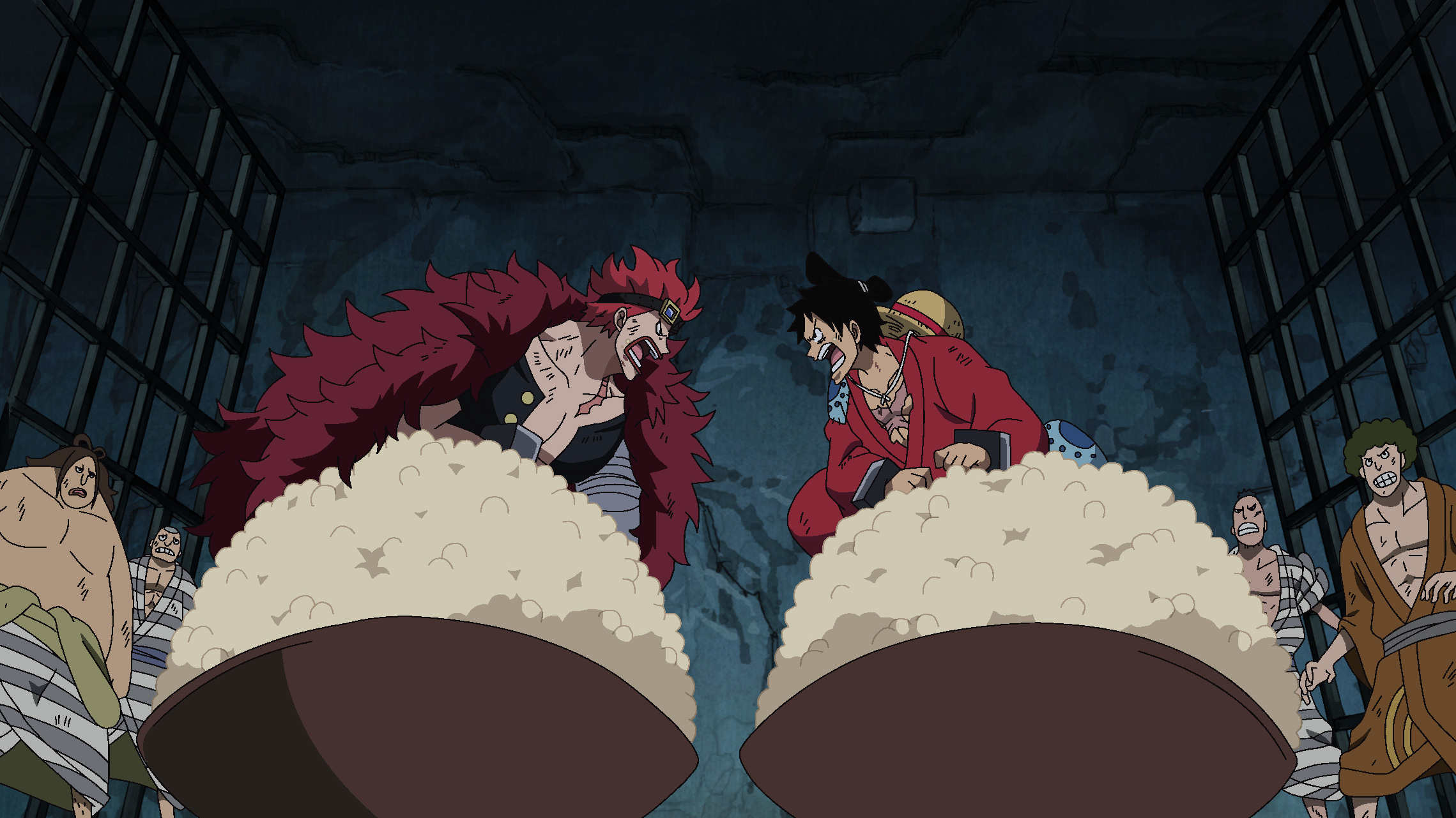 One Piece episode 1017: Fans take to Twitter to react to Luffy's Kong  Gatling Kid's Slam Gibson