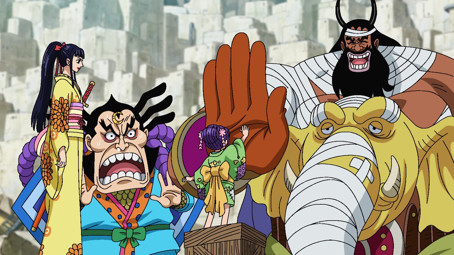 One Piece: WANO KUNI (892-Current) (English Dub) Hiyori's Confession! A  Reunion at Bandit's Bridge! - Watch on Crunchyroll