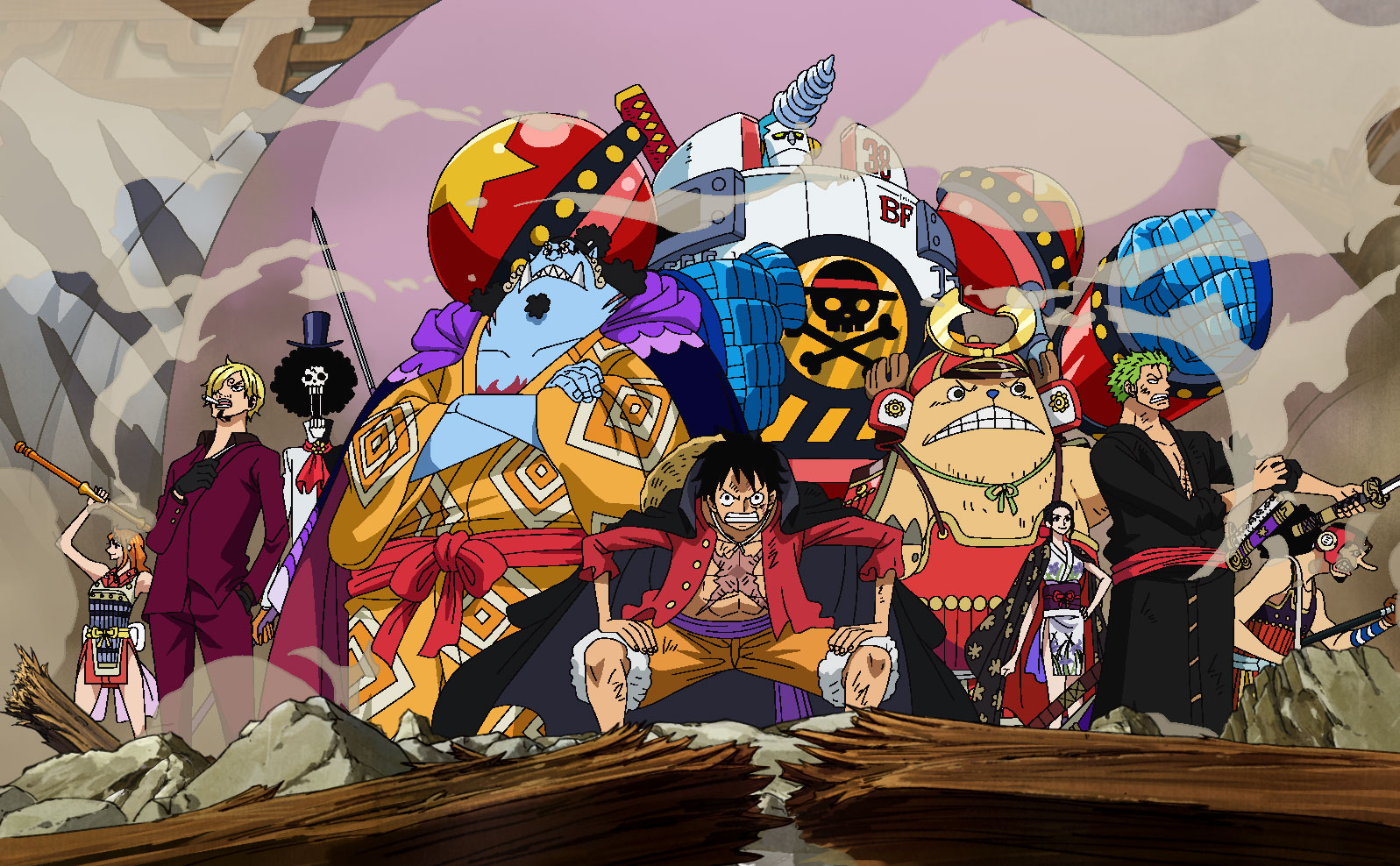 One Piece: WANO KUNI (892-Current) Overwhelming Strength! The Straw Hats  Come Together! - Watch on Crunchyroll