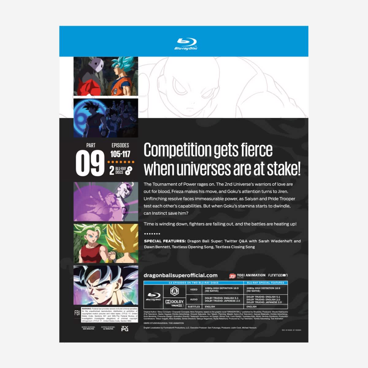 Shop Dragon Ball Super Part Nine Bd Funimation