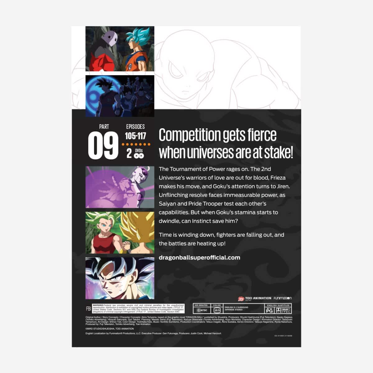Shop Dragon Ball Super Part Nine Dvd Funimation