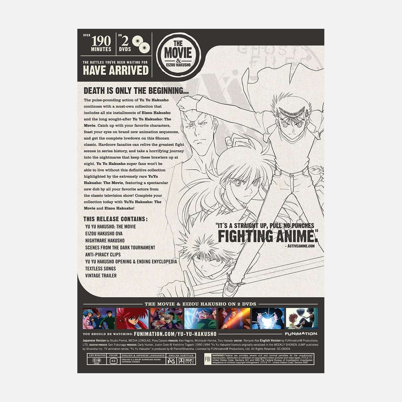Shop Yu Yu Hakusho The Movie Eizou Hakusho Ova Funimation