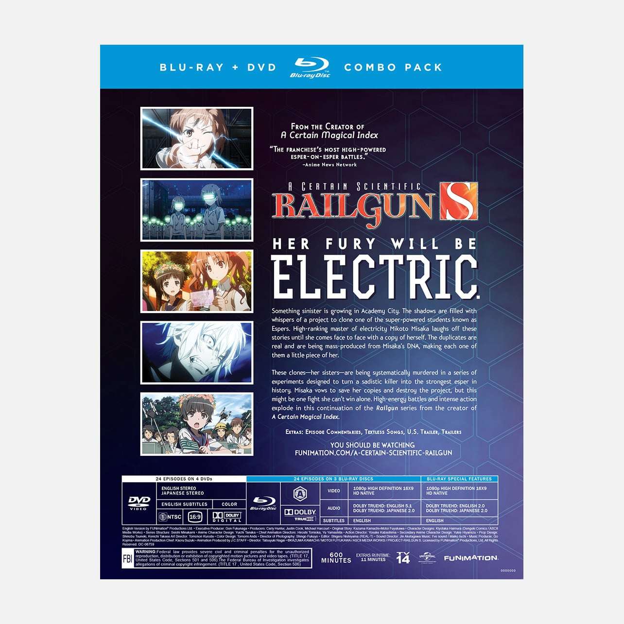 Shop A Certain Scientific Railgun Season Two | Funimation