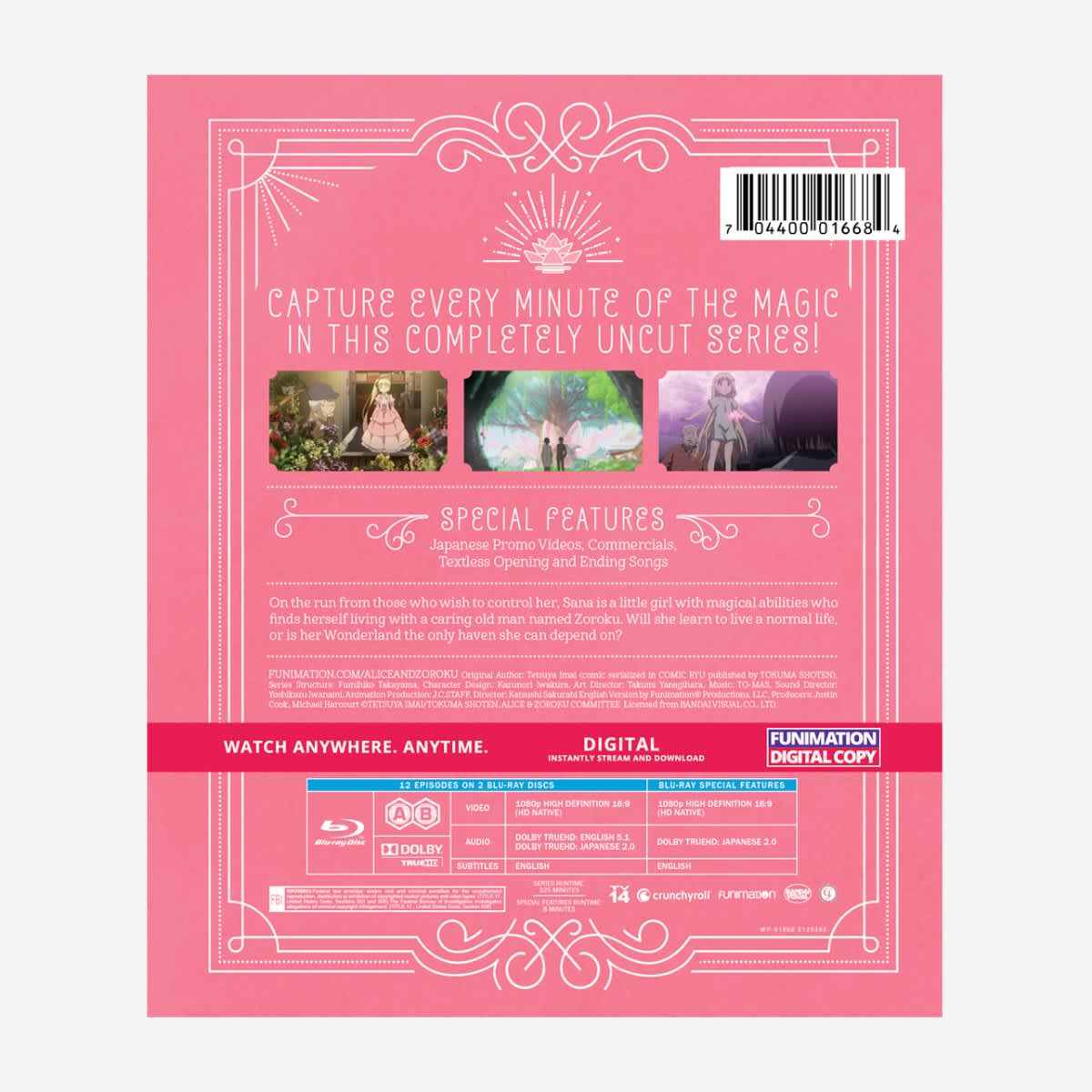 Shop Alice & Zoroku The Complete Series - Essentials - BD | Funimation