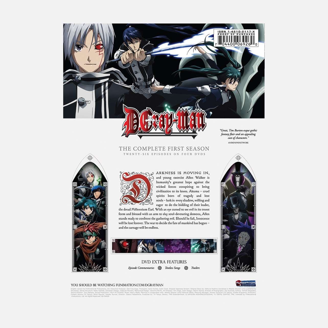Shop D.Gray-man The Complete First Season | Funimation