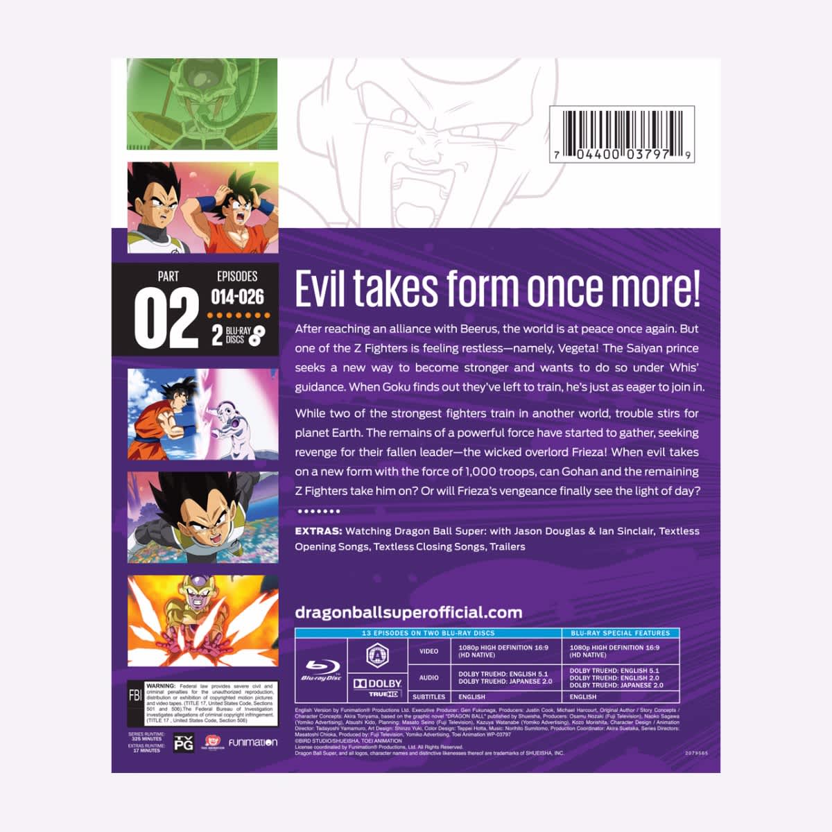 Shop Dragon Ball Super Part Two - Blu-ray | Funimation