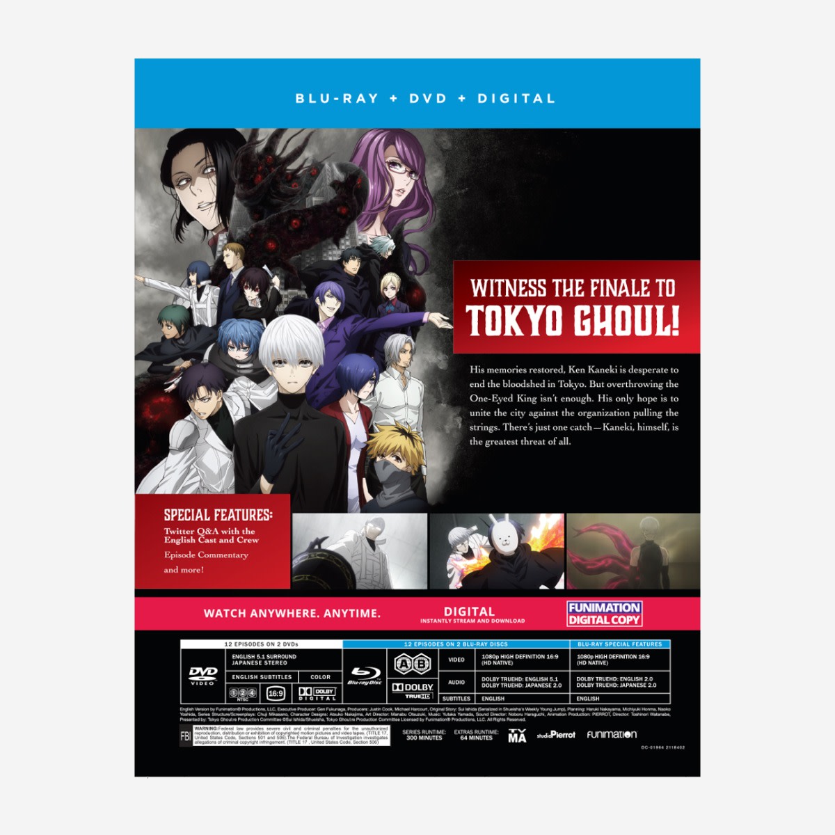 Tokyo Ghoul:re, Part 2 (Blu-ray / DVD Combo) - Fandom Post Forums